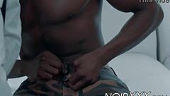 Black stud Phoenix Fellington's anal scene with Colton Grey