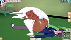 Big-Ass Bunny Fucked to Intense Orgasm in Hentai