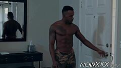 black stud phoenix fellington interacts with colton grey in an intimate setting