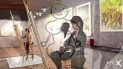 Blonde Poses Nude In Acting Lesson