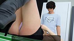 violet swallows my big load after licking my ass in milfy city