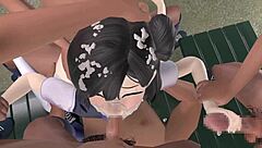 Non-consensual gang bang of an NTR girl
