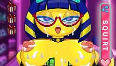 3D animated harem game with big cock and blowjob scenes