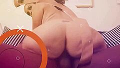 social media slut rides hubby's friend with big black cock in cowgirl position