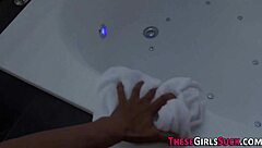 Latina POV Sucking Cock in Shower