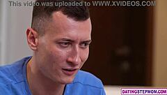 Tight milf stepmom shows stepsons gf yoga moves with monster cock!