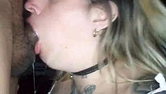 She Squirts Like A Bitch And I Cumshot Her Eyes!