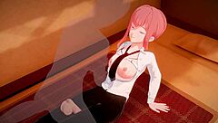 Beautiful Asian cutie gets her pussy fucked in 3D animated porn