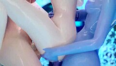 Bitch double penetration blowjob pool double hentai cartoon anime wet cumshot