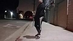 Gay Latino Selling Holes in Street