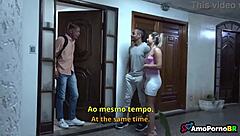 my wife and this young stud with a huge cock started wild. part 1 of their anal creampie adventure!