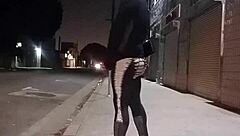 Gay Latino Selling Holes in Street