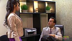 Think inviting dancers to the office means wild group sex with double creampies?