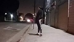 Gay Latino Selling Holes in Street