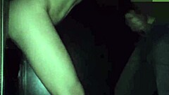 skinny girl fucked at gloryhole in front of cuckold?