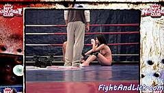 european babes wrestling and fingering shaved pussies