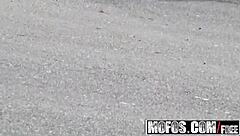 Ivy Winters gets stuck in a parking lot and gets exploited by pervs