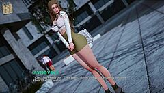 Exploring Eternum 233 in a 3D cartoon game with curvy teen characters and outfits