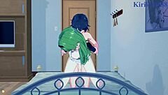 Maho, Karin, and Yuuki share intense creampie sex in Princess Connect Re Dive.