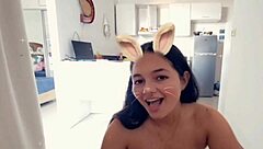 Latina Girlfriend Blowjob In Bedroom Cowgirl.