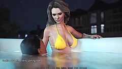 Wife kisses mother-in-law in hotel