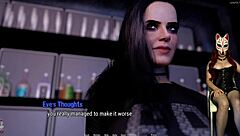 Slut stripper gives blowjob in hentai.