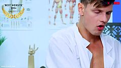 twink receives blowjob and masturbation during erotic massage session