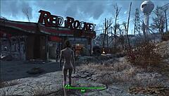 Fallout 4 power armor and hardcore fun with an animeteen