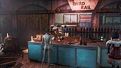 Brunette in power armor gets fucked in Fallout 4 game