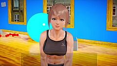 My New Family Game With Small Tits Blonde!