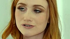 Petite redhead and small-titted girls fight for a rough sex