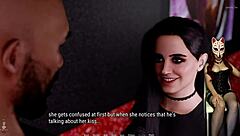 Slut stripper gives blowjob in hentai.