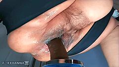 Obedient cunt pig receives anal and vaginal penetration