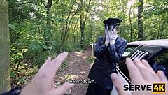 serve4k private service in car with czech uniform