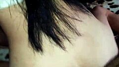 Model experiences close up homemade session.