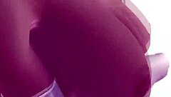 Princess Peach rides a huge dildo in this fun 3D cartoon.