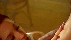 Hot Redhead With Small Tits Blows And Rides Cowgirl On Sofa