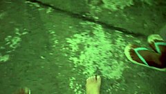 i stopped the car to hang out with my friends