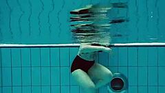 Dashka's Underwater Bikini Exploration in the Swimming Pool