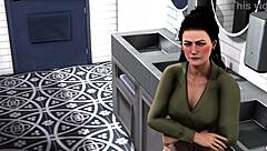 Aaron's erotic journey with pregnant woman in animated hentai