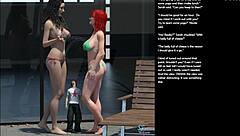 small girl performs sexual gesture in 3d cartoon episode 8