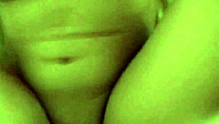 Hot brunette shows natural tits while getting fucked hardcore in bed