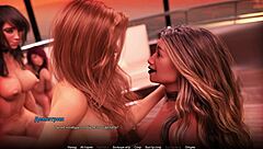 Beautiful women with large chests in 3D animated porn video