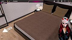 Sexy Brunette Tries On Lingerie