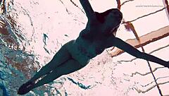 Dashka's Underwater Bikini Exploration in the Swimming Pool
