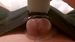 the massage turned into a handjob with semen flowing like rain