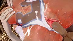 Holyknightricca part 1 features bound characters in hentai bondage