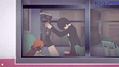 Futaba Sakura and Ann Takamaki and Ren Amamiya Intense Sex - Persona 5 Hentai