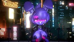 Bonnie FNF Bonfie Dances Kpop-Queencard In Furry Hentai Cartoon!