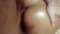 Boldly breaking into brazilian milf's ass with big cock